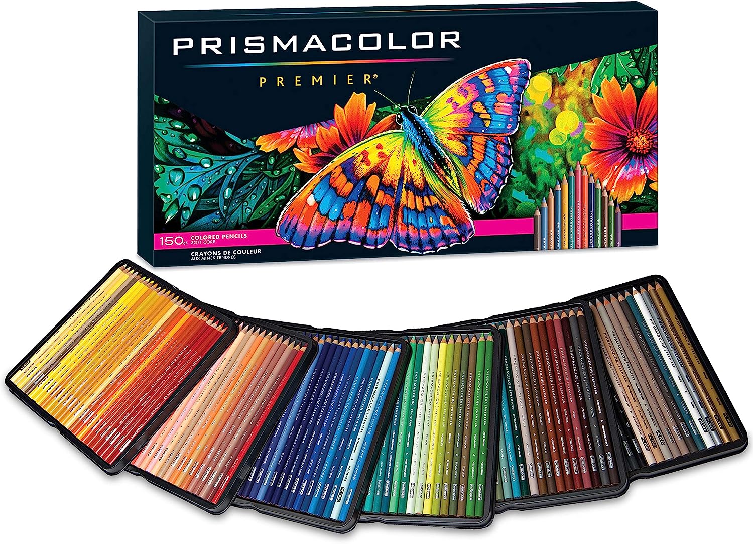 Prismacolor Premier Colored Pencils | Art Supplies for Drawing, Sketching, Adult Coloring | Soft Core Color Pencils, 150 Pack - Image 2